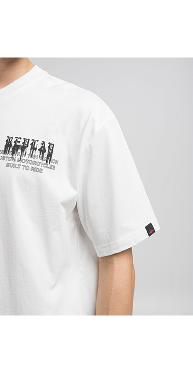 オーバーフィット ベーシックジャ－ジーコットンプリントTシャツ 詳細画像
